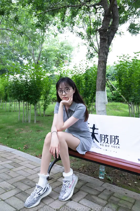 [BoBoSocks袜啵啵]NO.019 稚予-椰子、白棉袜、肉丝 - BoBoSocks袜啵啵