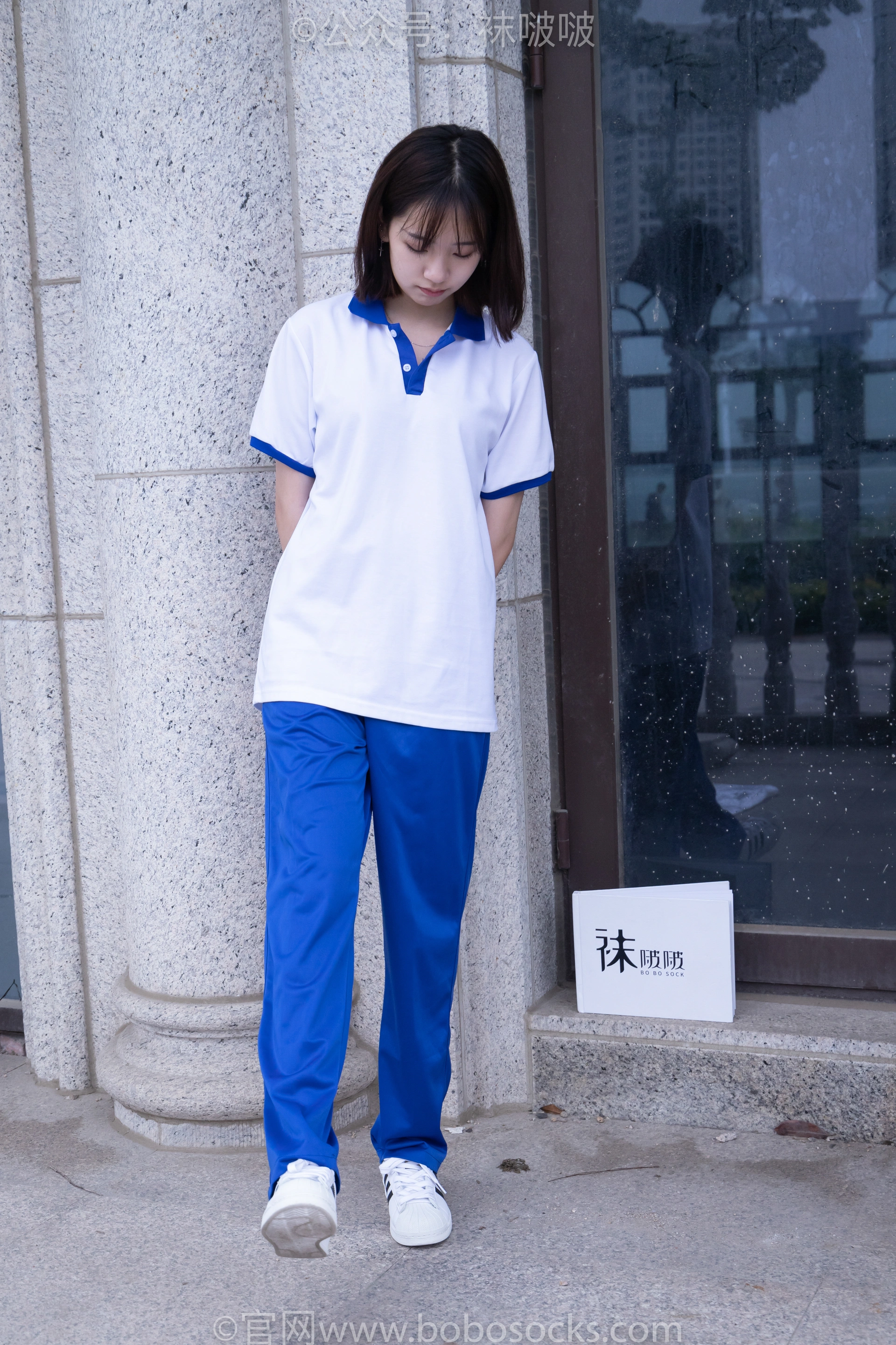 [BoBoSocks袜啵啵]NO.022 小甜豆-校服、贝壳头、白棉袜、肉丝 3