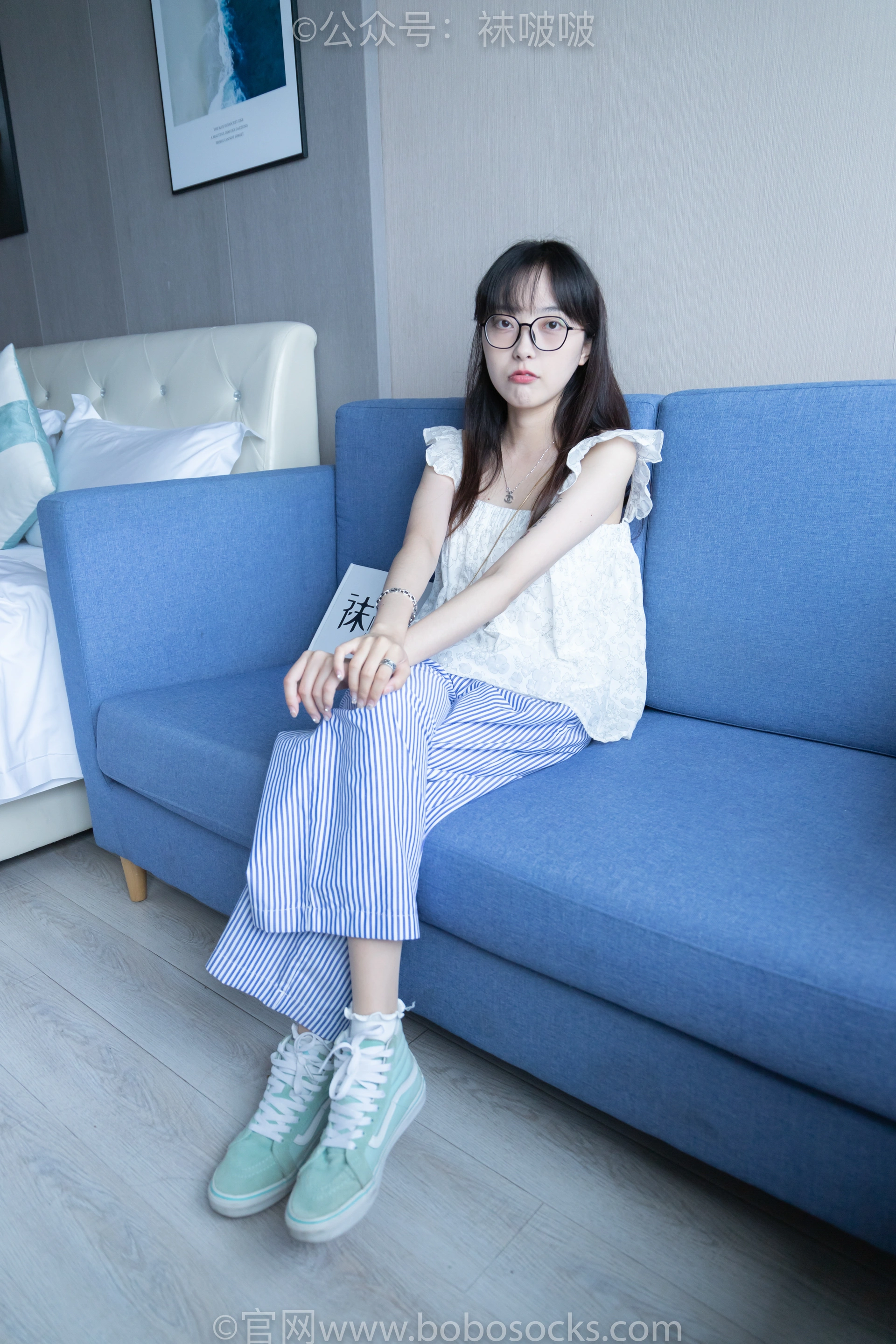[BoBoSocks袜啵啵]NO.027 稚予- vans、白色棉袜、肉丝 3
