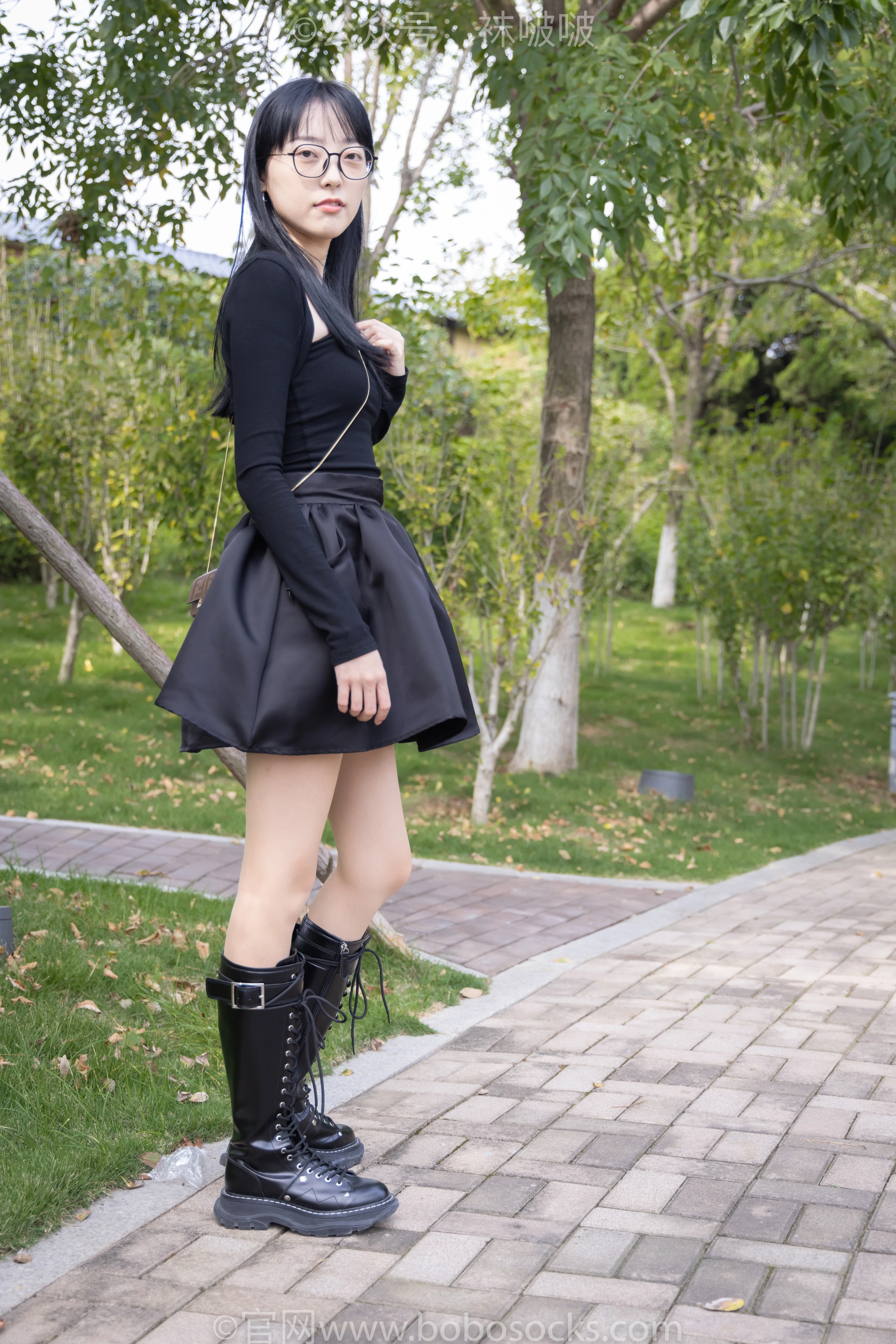 [BoBoSocks袜啵啵]NO.040 稚予-长靴、白棉袜、肉丝 3